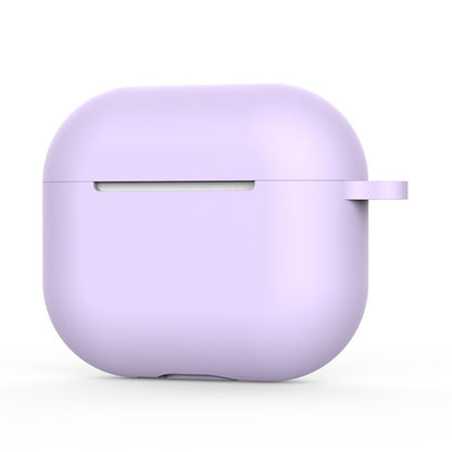 Funda Techsuit de silicona para Apple AirPods 4, morado
