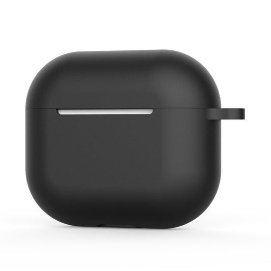 Funda Techsuit de silicona para Apple AirPods 4, negra