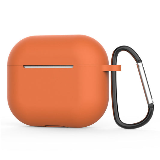 Funda Techsuit de silicona para Apple AirPods 4, Naranja
