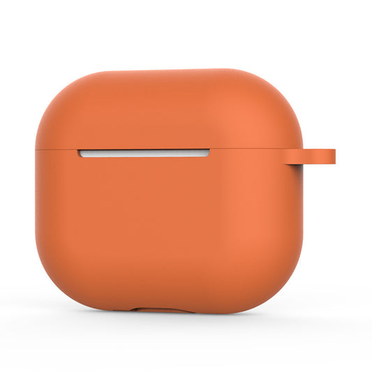 Funda Techsuit de silicona para Apple AirPods 4, Naranja