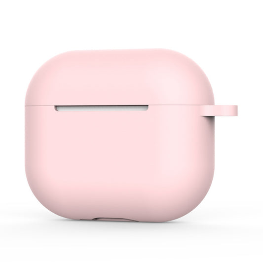 Funda Techsuit de silicona para Apple AirPods 4, Rosa Claro