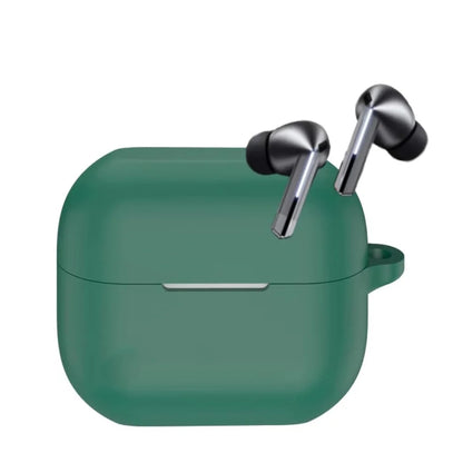 Funda Techsuit de silicona para Apple AirPods 4, Verde