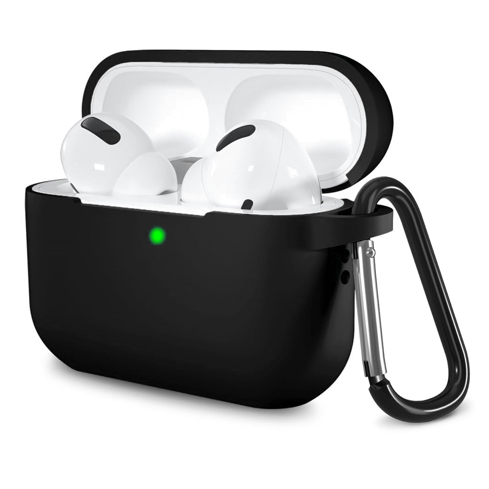 Funda Techsuit de silicona para Apple AirPods Pro Series, Negra