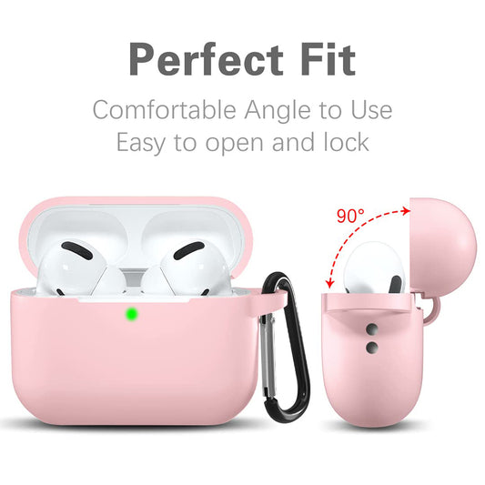 Funda Techsuit de silicona para Apple AirPods Pro Series, Rosa