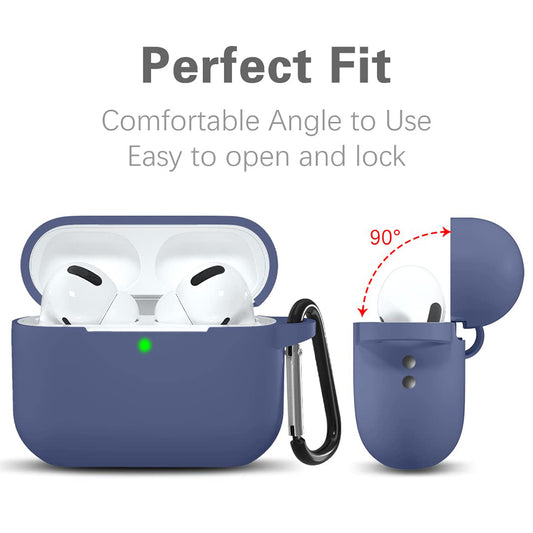 Techsuit Silicone Case for Apple AirPods Pro Series, Dark Green