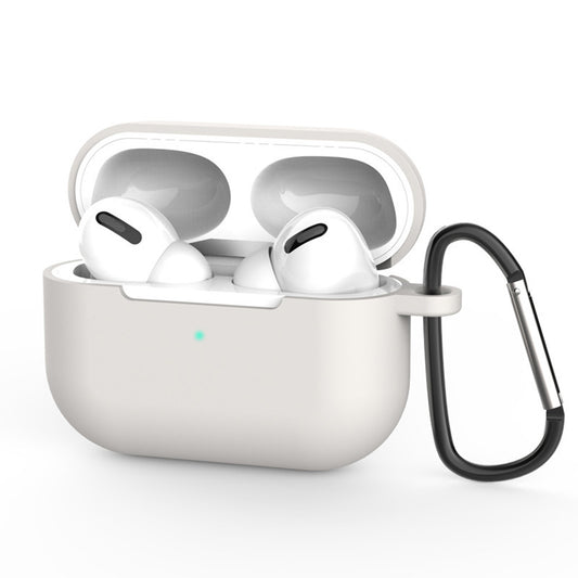 Funda Techsuit de silicona para Apple AirPods Pro 3, Gris Claro