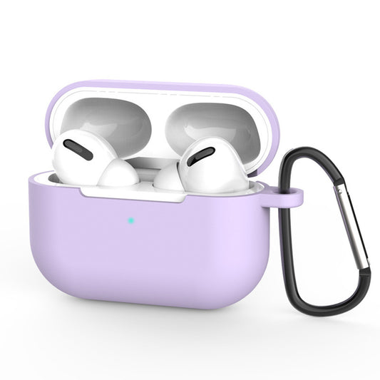 Funda Techsuit de silicona para Apple AirPods Pro 3, Morado