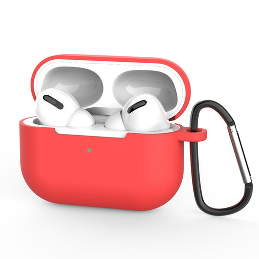 Funda Techsuit de silicona para Apple AirPods Pro 3, Roja