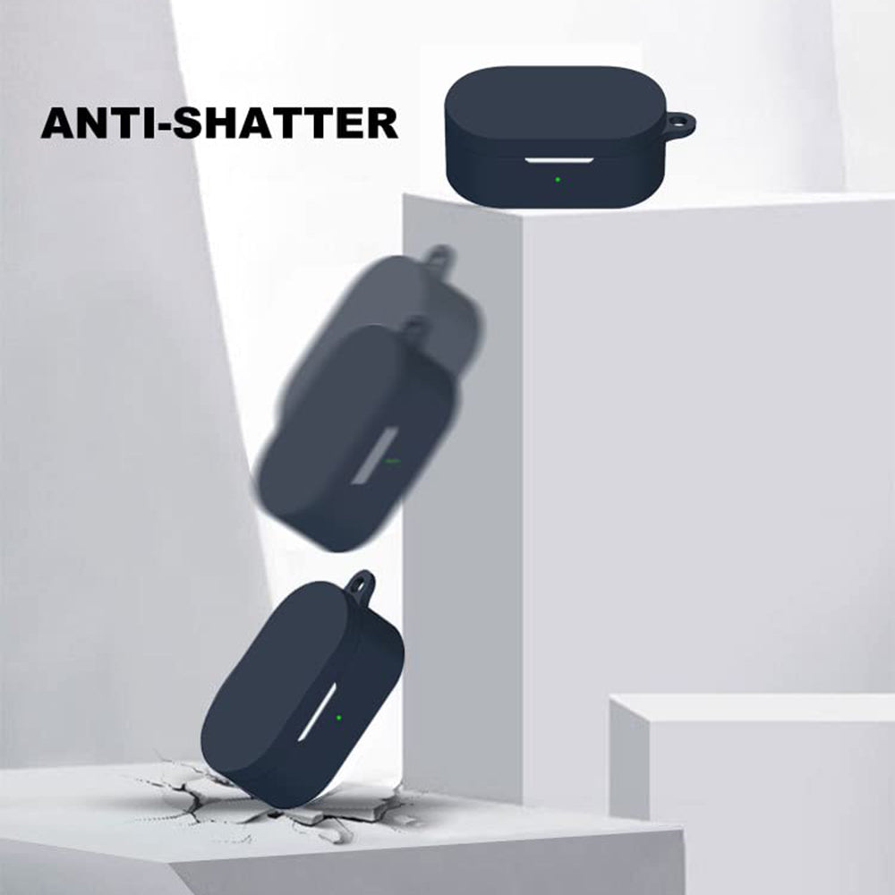 Funda Techsuit de silicona para OnePlus Buds Pro 2, negra