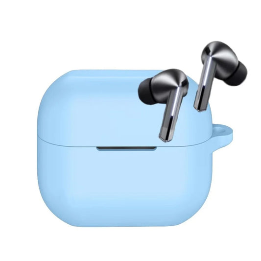 Funda Techsuit de silicona para Samsung Galaxy Buds3 FE / Buds3 Pro / Buds3, Azul