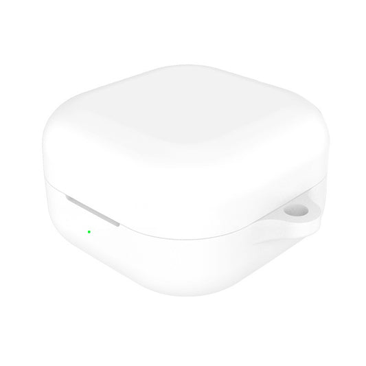 Funda Techsuit Silicone para Samsung Galaxy Buds4 / Buds4 Pro, Blanca