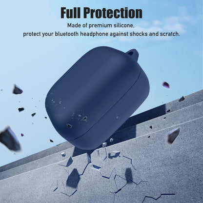 Funda Techsuit Silicone para Samsung Galaxy Buds4 / Buds4 Pro, Azul Marino