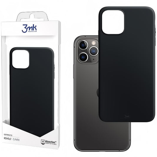 Funda para Apple iPhone 11 Pro, 3MK, mate, negra