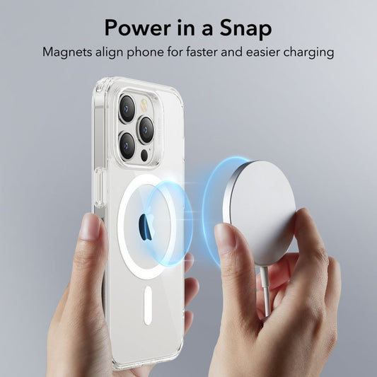 Funda MagSafe para Apple iPhone 14 Pro Max, ESR, Ch Halolock, Transparente