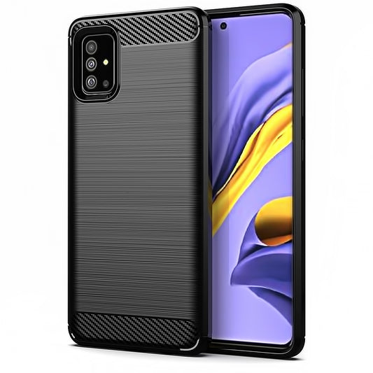 Funda para Samsung Galaxy A51 5G A516, Carbono, Negra