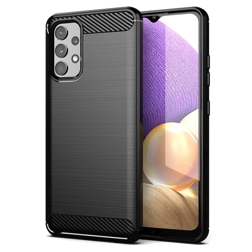 Funda para Samsung Galaxy A33 5G A336, Forcell, Carbono, Negra