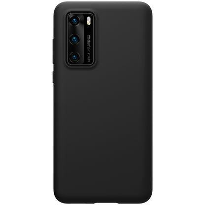 Funda para Huawei P40, Nillkin, Flex Pure Liquid Silicone, Negro