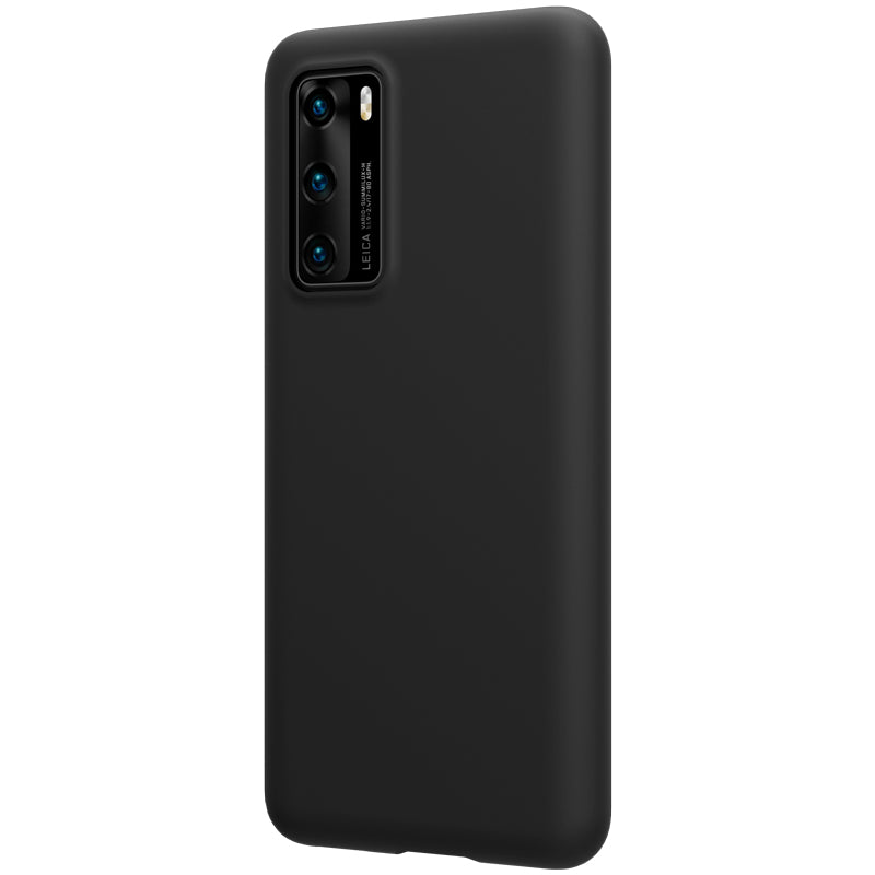 Funda para Huawei P40, Nillkin, Flex Pure Liquid Silicone, Negro