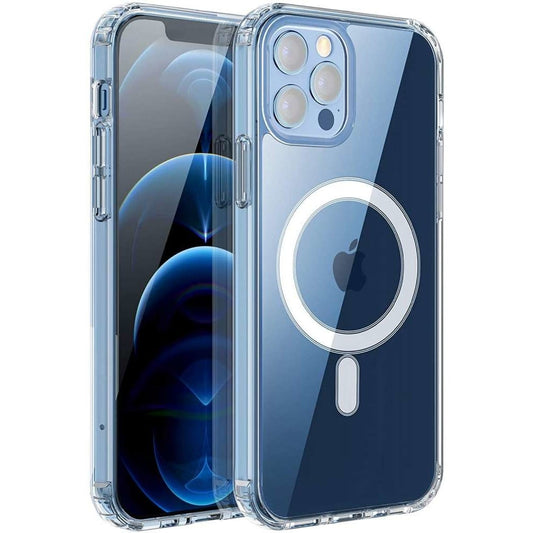 Funda MagSafe para Apple iPhone 14 Pro, OEM, Antigolpes, Transparente