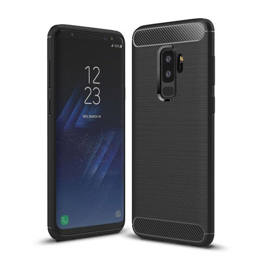 Funda para Samsung Galaxy S9+ G965, OEM, Carbono, Negra