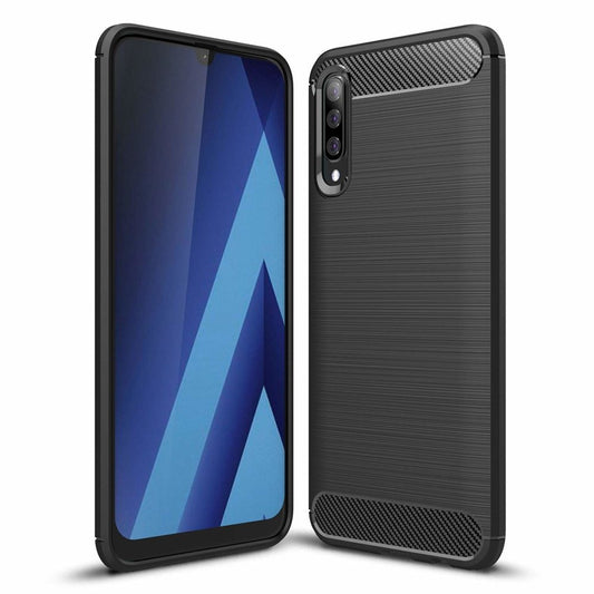 Funda para Samsung Galaxy A70 A705, OEM, Carbono, Negra