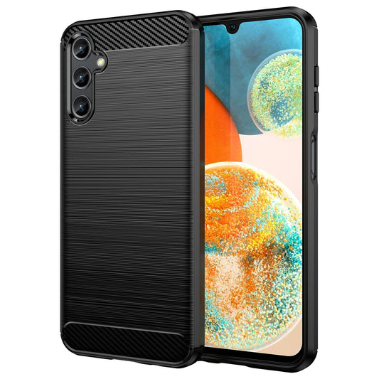 Funda para Samsung Galaxy A14 A145 / A14 5G A146, OEM, Carbono, Negra