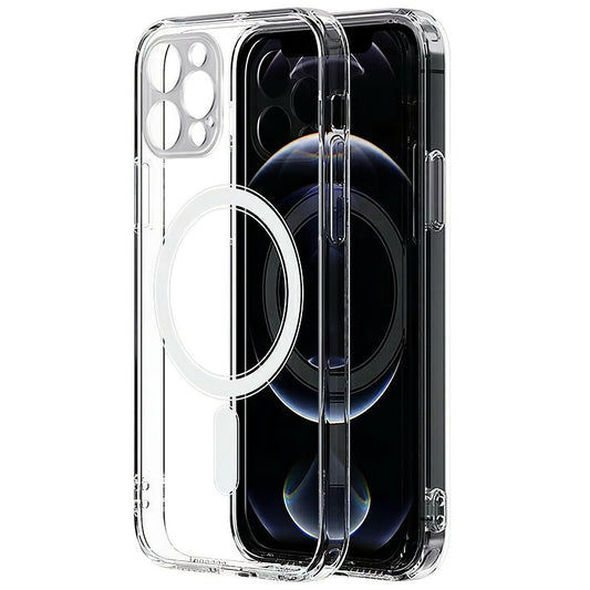 Funda MagSafe para Apple iPhone 13 Pro, OEM, Magnética Antigolpes, Transparente