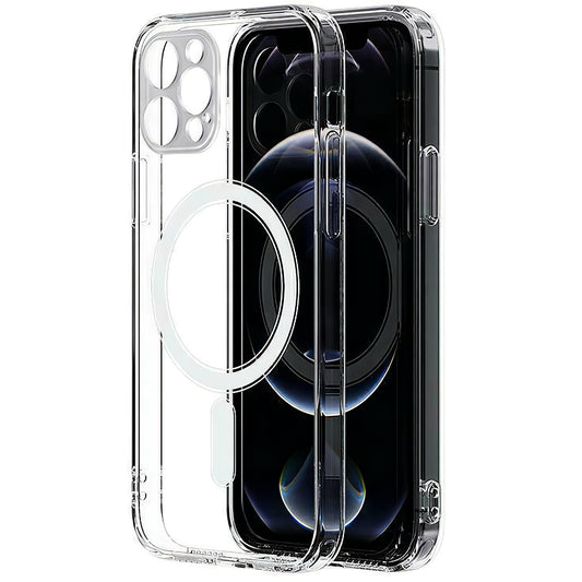 Funda MagSafe para Apple iPhone 12 Pro, OEM, Magnética, Transparente