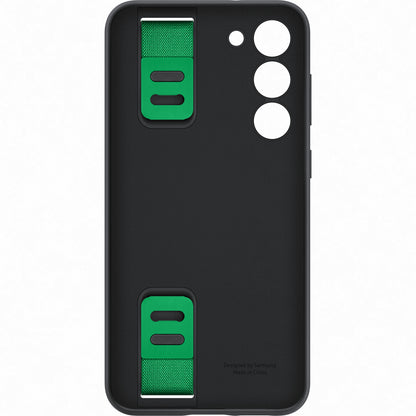 Funda para Samsung Galaxy S23+ S916, agarre de silicona, negro EF-GS916TBEGWWW