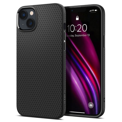 Funda para Apple iPhone 14, Spigen, Liquid Air Matte, Negro