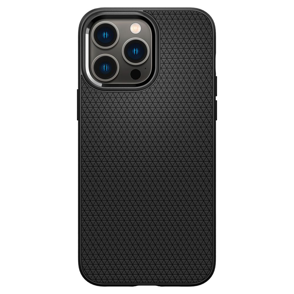 Funda para Apple iPhone 14 Pro, Spigen, Liquid Air Matte, Negro