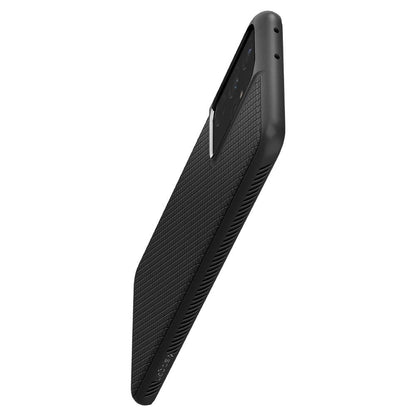 Funda para Samsung Galaxy S21 Ultra 5G G998, Spigen, Liquid Air, Negro SPN1456BLK SPN1456BLK