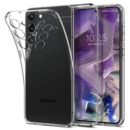 Funda para Samsung Galaxy S23 S911, Spigen, cristal líquido, transparente ACS05708