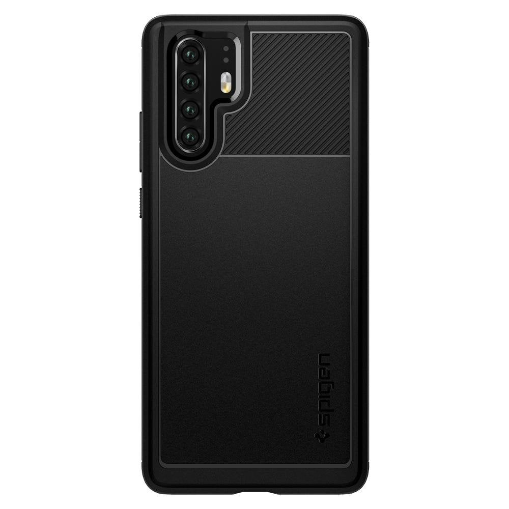 Funda para Huawei P30 Pro, Spigen, Rugged Armour, Negro L37CS25725