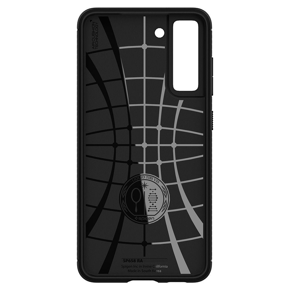 Funda para Samsung Galaxy S21 FE 5G G990, Spigen, Rugged Armour, Negro ACS03049