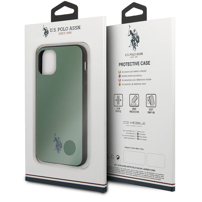 Funda para Apple iPhone 11 Pro, Polo de EE.UU., Envuelta, Verde USHCN58PUGN USHCN58PUGN