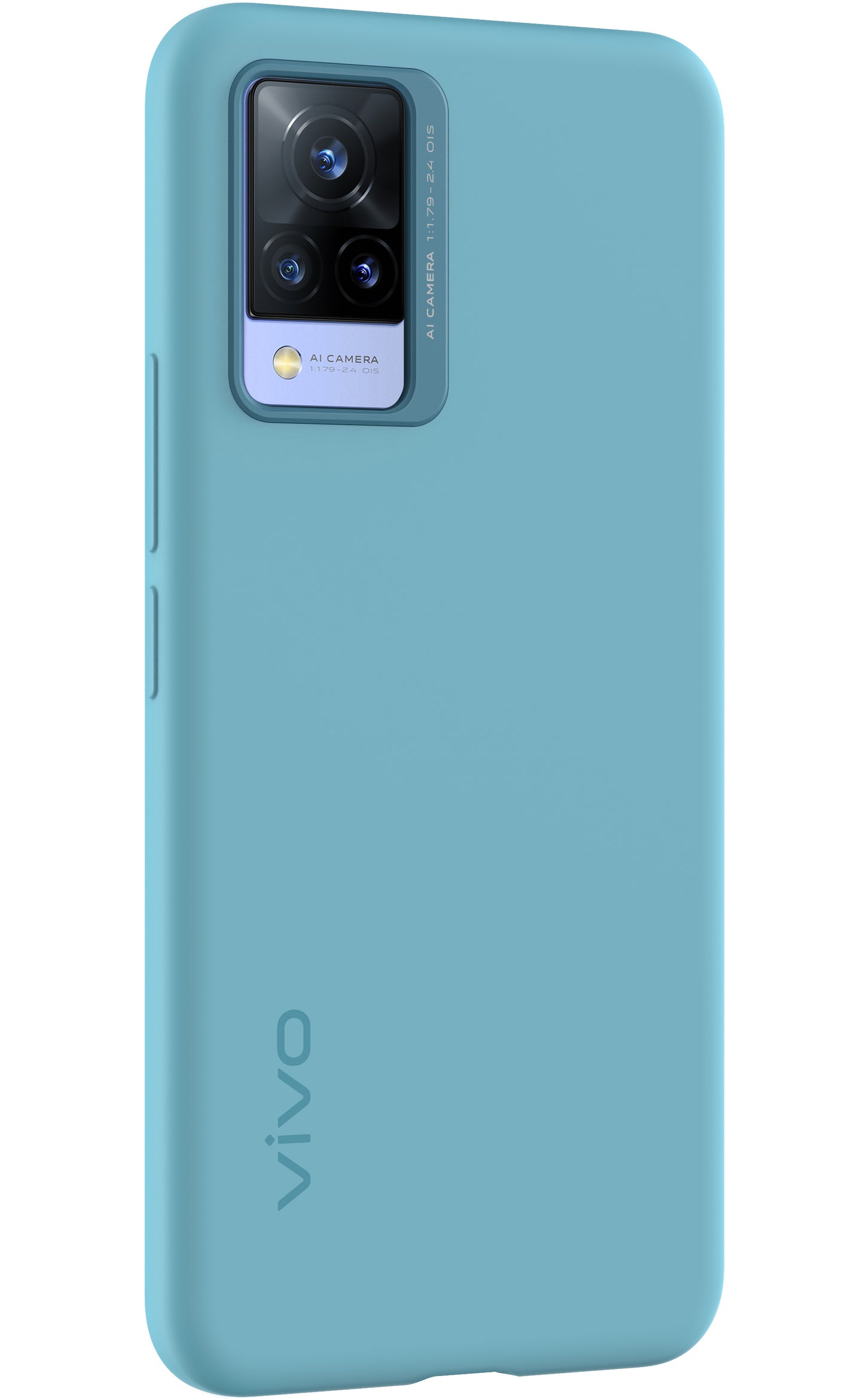 Funda para vivo V21 5G, Cubierta de silicona, Azul 6000173