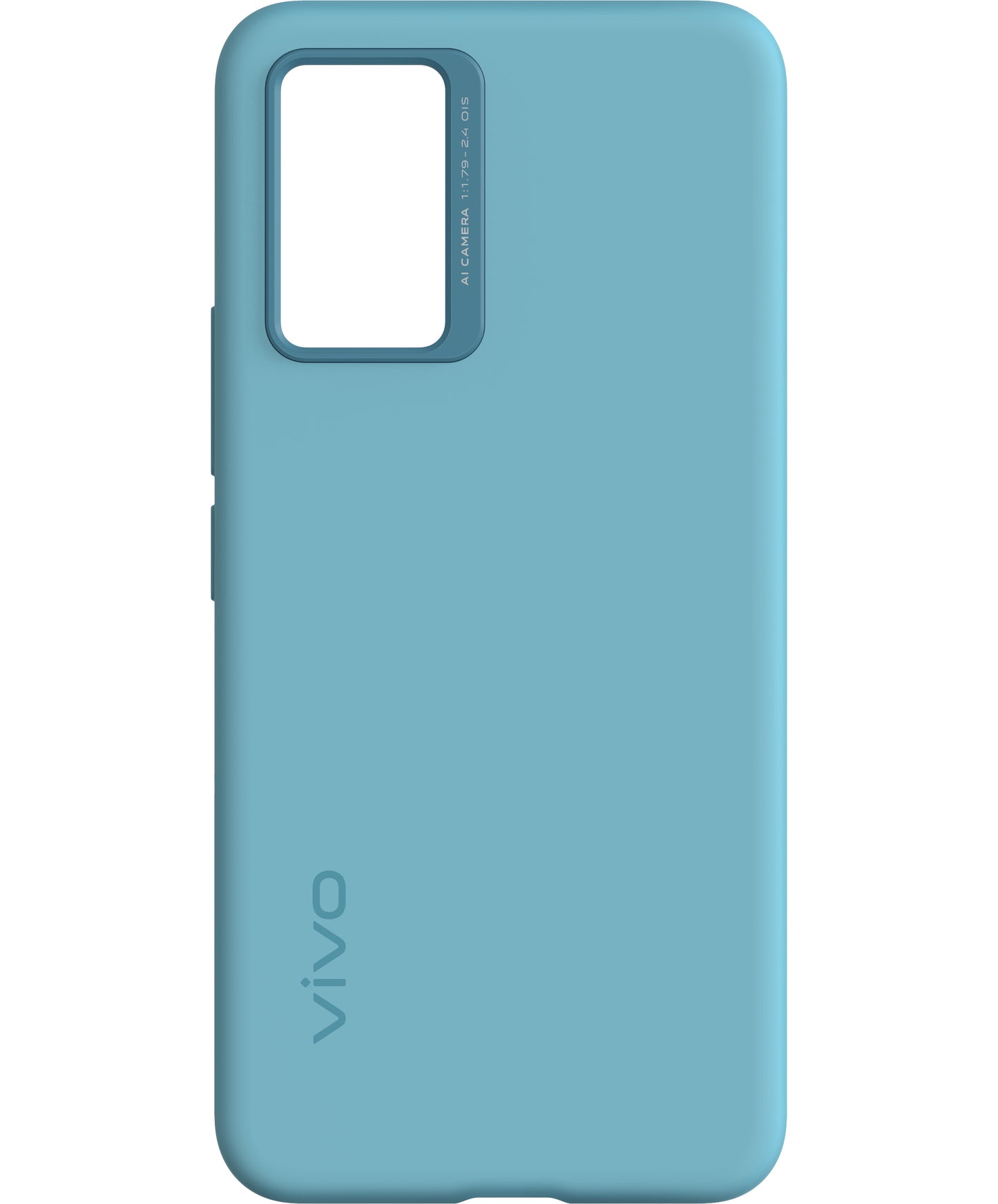 Funda para vivo V21 5G, Cubierta de silicona, Azul 6000173