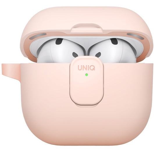 Funda UNIQ Clyde para Apple AirPods 4, Coral