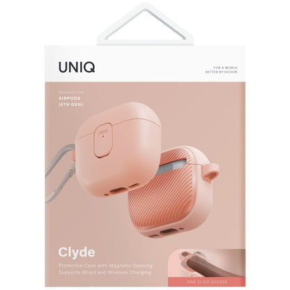 Funda UNIQ Clyde para Apple AirPods 4, Coral