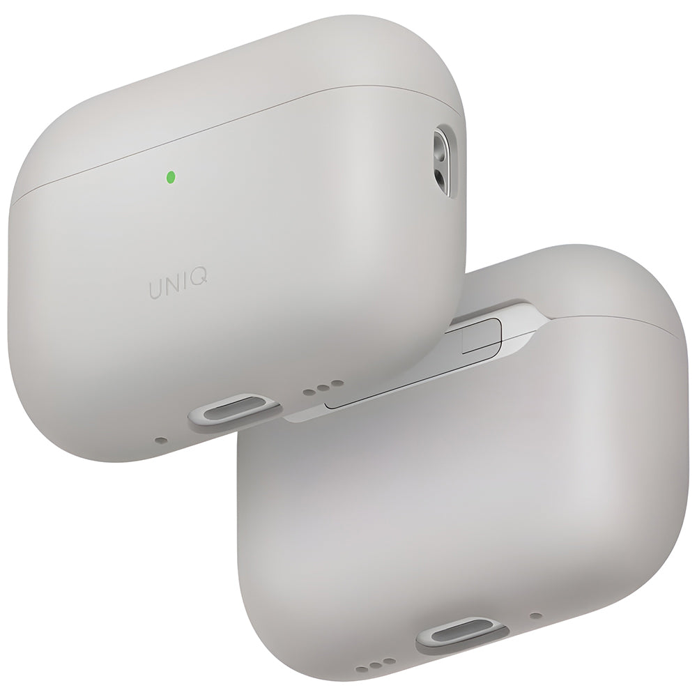 Funda UNIQ Lino para Apple AirPods Pro 3, Beige