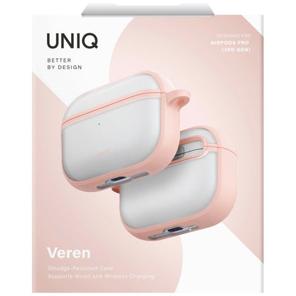Funda UNIQ Veren para Apple AirPods Pro 3, Rosa