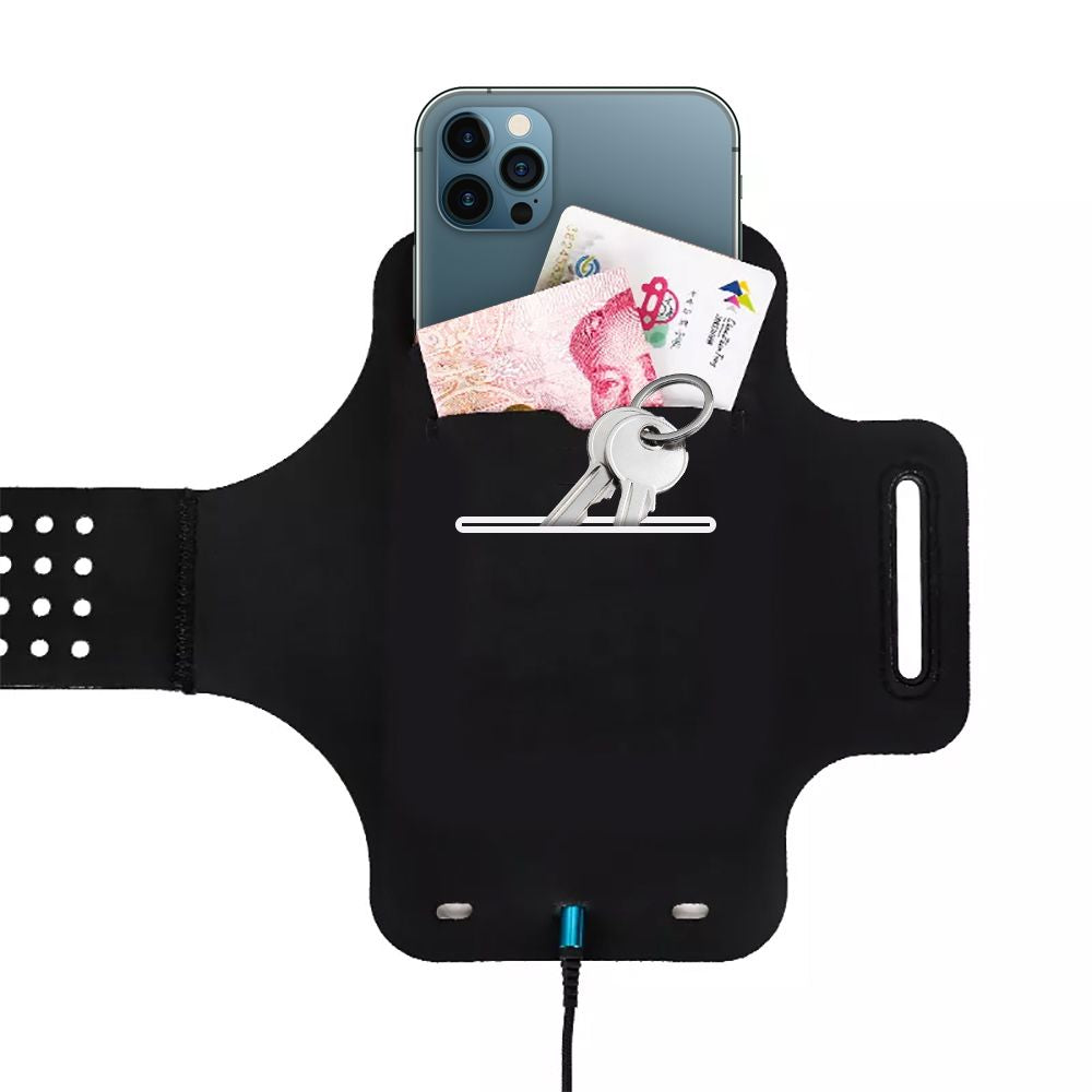 Funda Universal para Teléfono máx. 6.5 pulgadas, Techsuit, Sports TH10, Negra