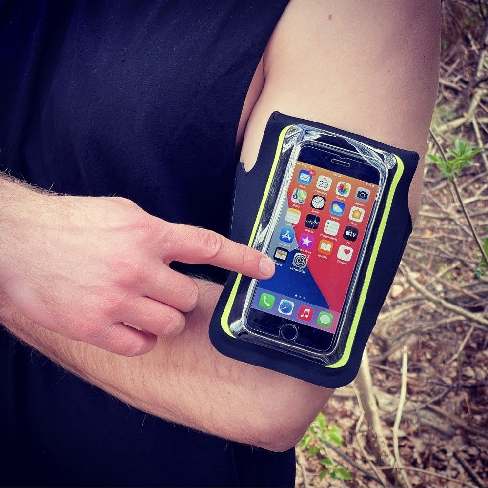 Funda Universal para Teléfono máx. 6.5 pulgadas, Techsuit, Sports TH10, Negra