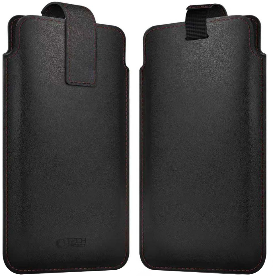 Funda Universal para Teléfono, Tech-Protect, SM65, Negra Roja