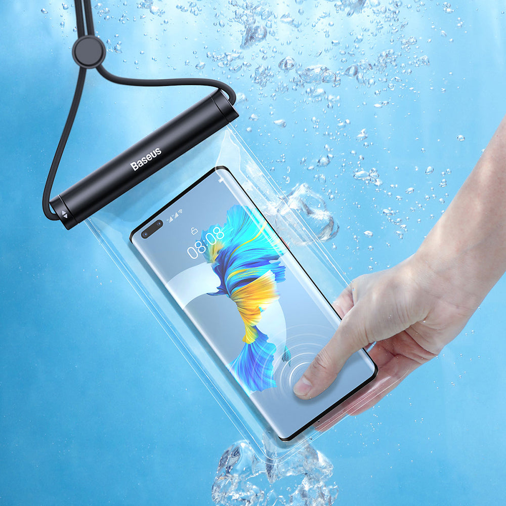 Funda Universal Waterproof, Baseus, AquaGlide Cylindrical, Negra P60263701113-00