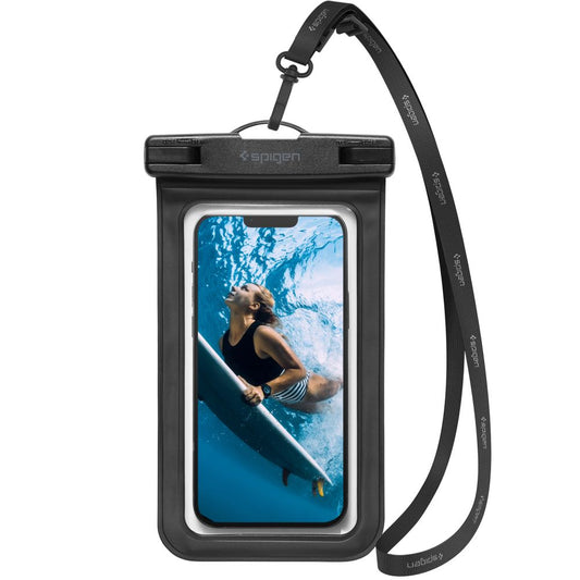 Funda Universal Waterproof para Teléfono 3.5inch - 7inch, Spigen, A601, Negra AMP04525