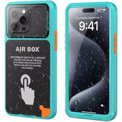 Funda Universal Impermeable para Teléfono máx. 6.1 pulgadas, ShellBox, AirBox, Azul
