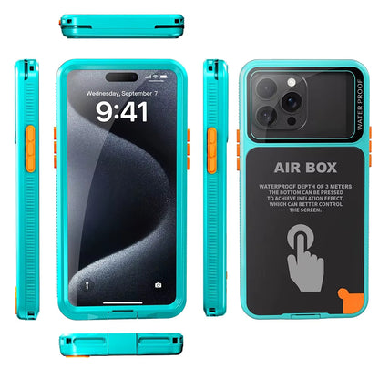 Funda Universal Impermeable para Teléfono máx. 6.1 pulgadas, ShellBox, AirBox, Azul