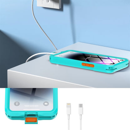 Funda Universal Impermeable para Teléfono máx. 6.1 pulgadas, ShellBox, AirBox, Azul